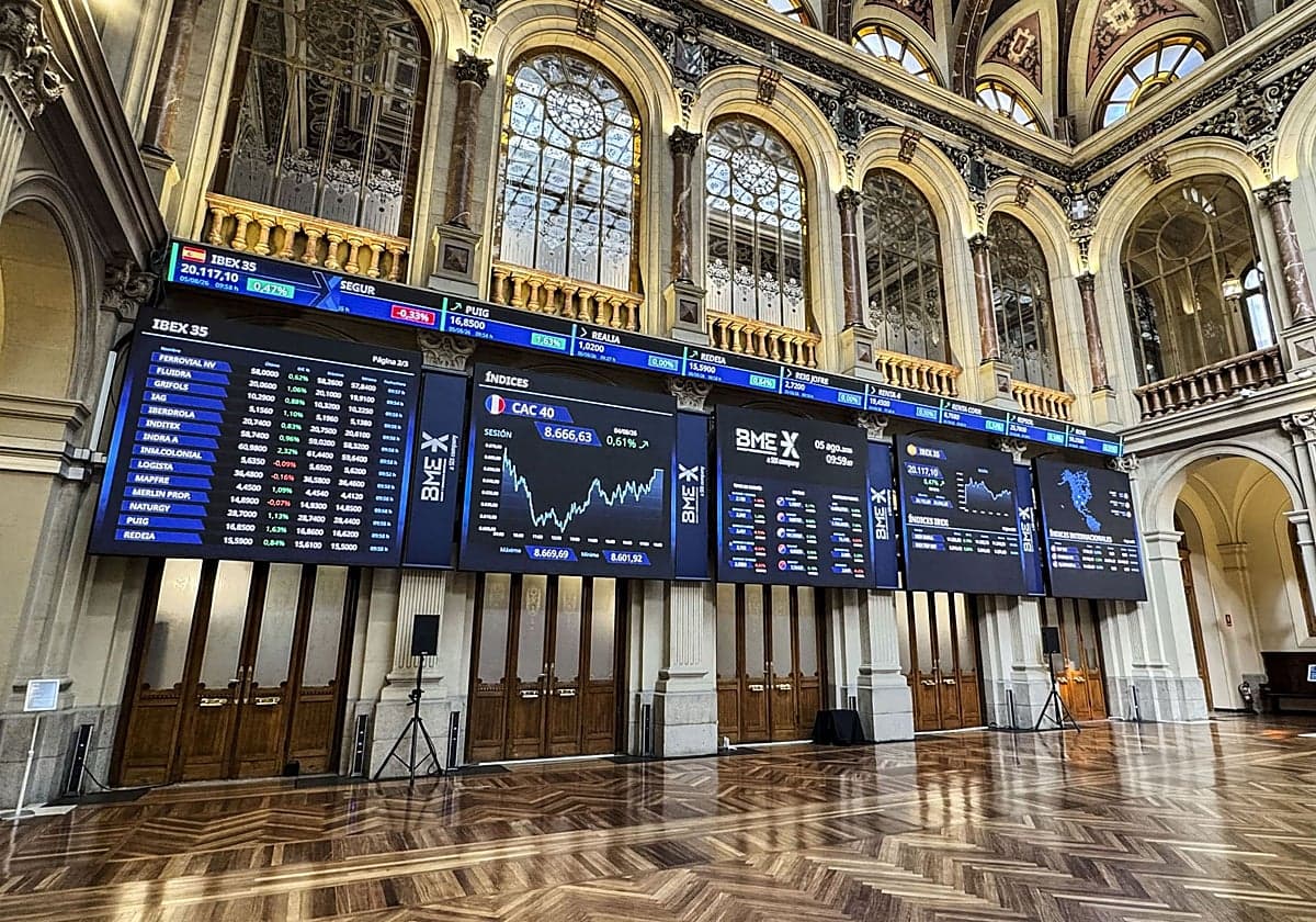 El Ibex rompe otro techo y supera por primera vez los 20.200 puntos