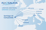 Nace Fly2Galicia, una nueva aerolínea con base en Santiago y ocho rutas directas desde diciembre