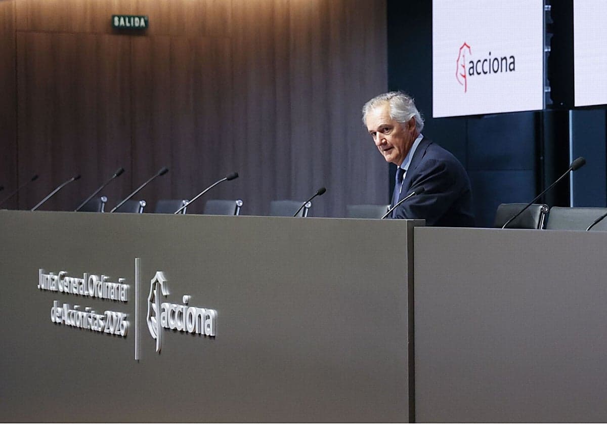 Entrecanales se presentará a la reelección de la presidencia de Acciona