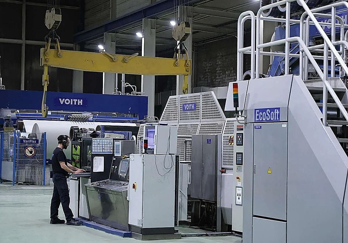 La facturación de los fabricantes de pasta y papel de Euskadi cae un 4%