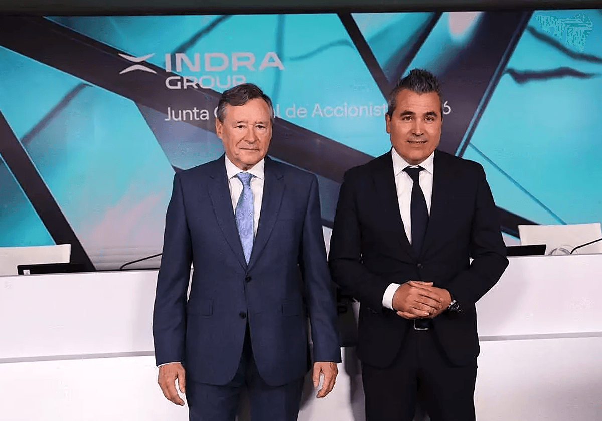 Indra desmonta parte de su antigua cúpula antes de presentar su nuevo plan estratégico