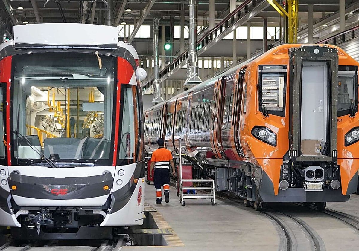 CAF alcanza un récord de cotización en Bolsa tras dispararse un 12,3%